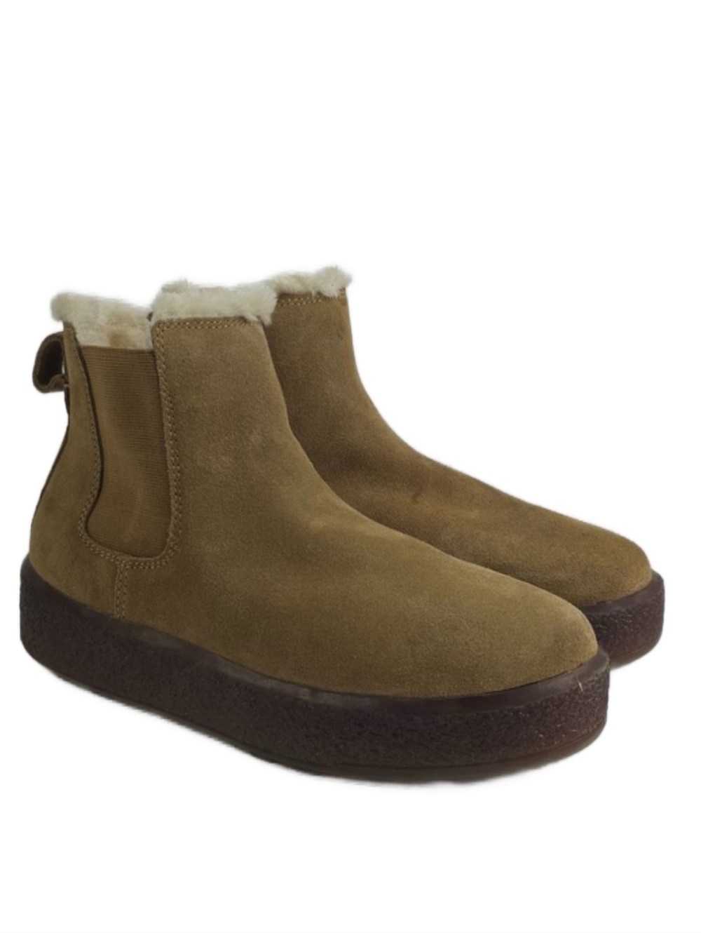 Madewell The Toasty Suede Leather Women's Booties Size 9